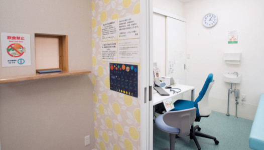 【個別診療室】感染症対策に入り口も別になっています。